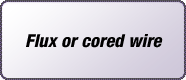 Flux or cored wire